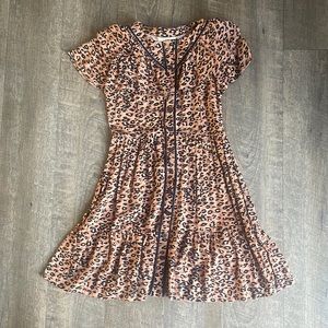 Girls Jessica Simpson Leopard Dress